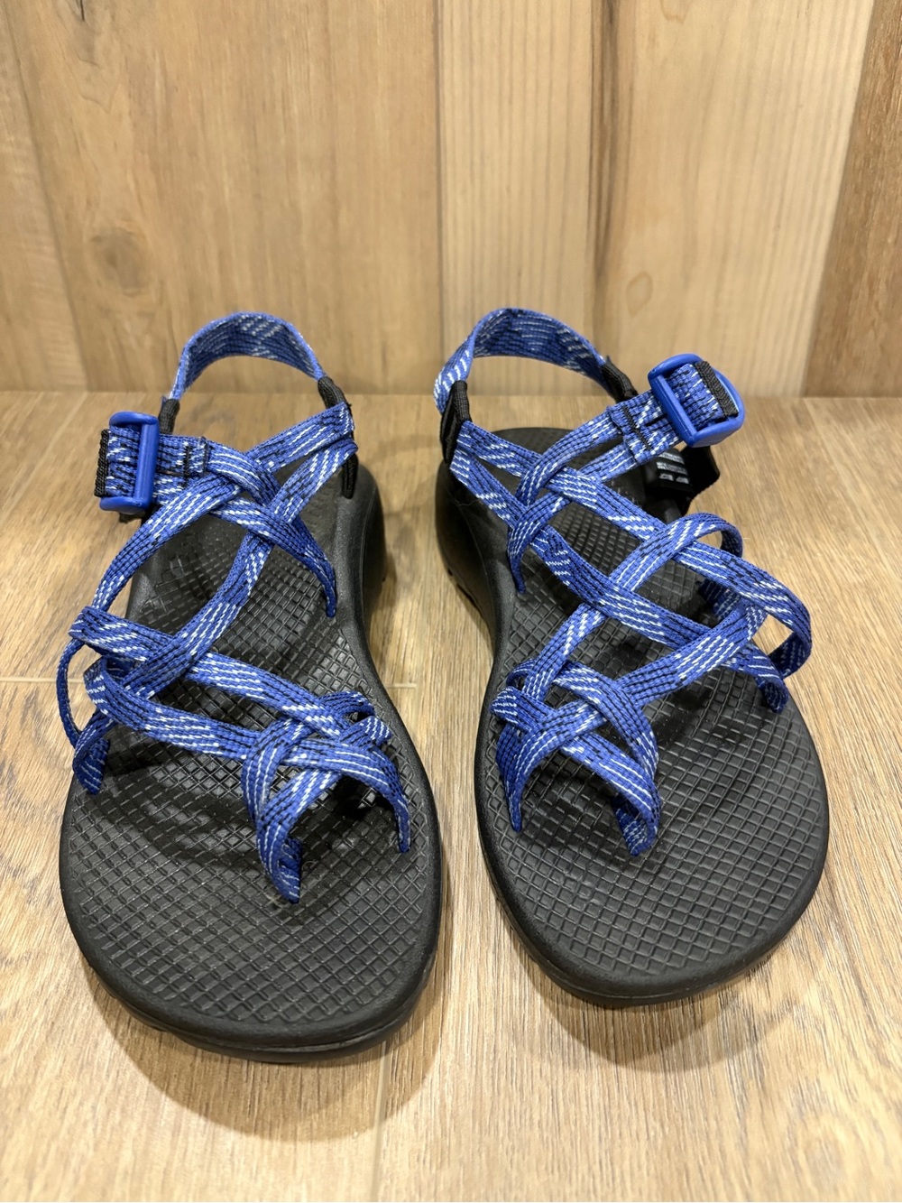 Chaco JCH109040 Women's Z/Cloud X2 Overhaul Blue size 7 Toe Loop Gorpcore Hike